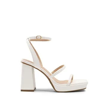 Stylish DREAM PAIRS Platform Ankle Strap Heels for Women