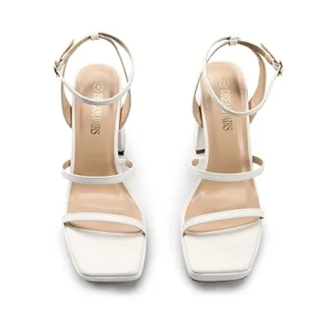Stylish DREAM PAIRS Platform Ankle Strap Heels for Women