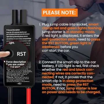 Portable Jump Starter with Air Compressor, 3000A Car Battery Jumper Starter Battery Pack, Jump Box for Car with 150PSI Auto Off Tire Inflator, 12V Car Battery Booster Pack with LCD Display, Light