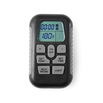 Masterbuilt 20077515 Front Controller Electric Smoker with Window and RF Controller, 30-Inch