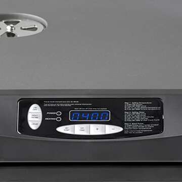 Masterbuilt 20077515 Front Controller Electric Smoker with Window and RF Controller, 30-Inch