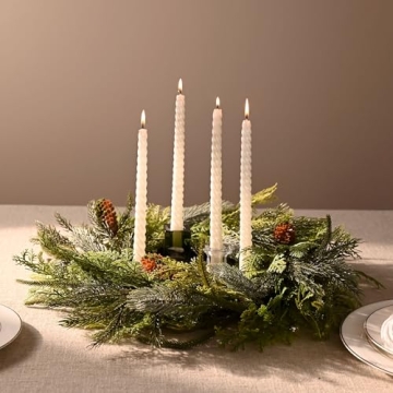 Decorbyhannah 20 Inch Prelit Christmas Wreath for All Occasions