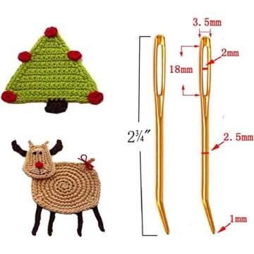 Buy Yarn Darning Tapestry Needles - 8 Pack in Bright Colors