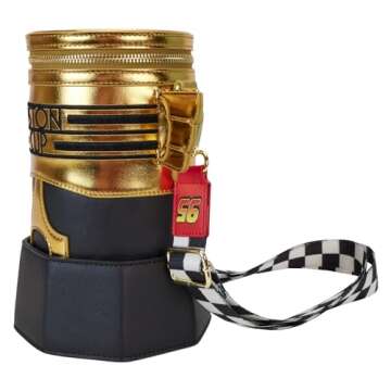 Loungefly Disney Pixar Cars Piston Cup Crossbody Bag, Amazon Exclusive