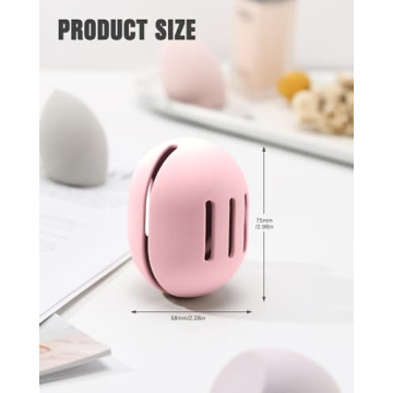 FERYES Silicone Makeup Sponge Holder – Eco-Friendly & Travel Safe