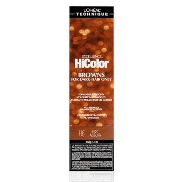 L'Oréal Technique HiColor Browns & Blondes Permanent Hair Color - Light Auburn - Lifts Dark Hair in...