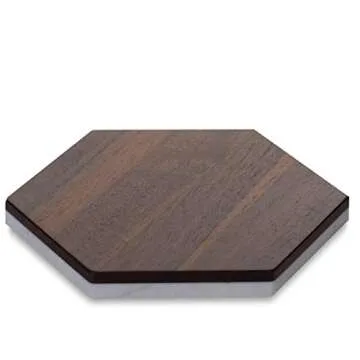 Libbey Urban Story Wood and Marble Flip Tray for Entertaining