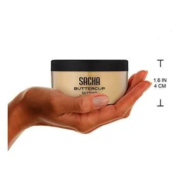 Sacha BUTTERCUP Light Setting Powder for Oily Skin and Flawless Finish