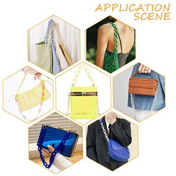 PH PandaHall 200 pcs Acrylic Linking Rings, 10 Colors Quick Link Connectors Anti-Lost Keeper Holder Strap Ring for Earring Necklace Jewelry Eyeglass Chain DIY Craft Making