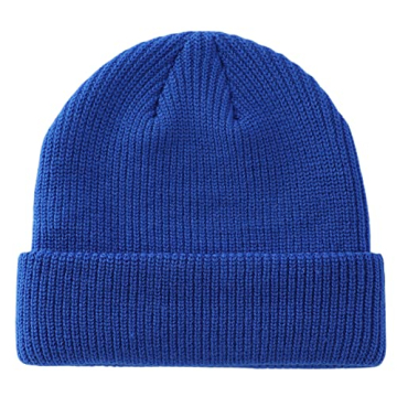 Connectyle Outdoor Classic Bassic Men's Warm Winter Beanie Cap - Blue, 55-60cm