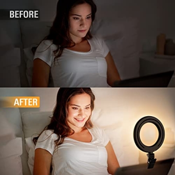Kaiess Clip-on Ring Light for Video Conferencing and Streaming