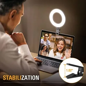 Kaiess Clip-on Ring Light for Video Conferencing and Streaming