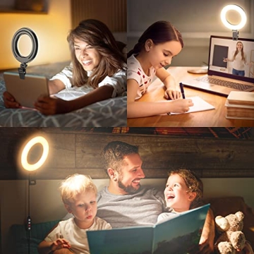 Kaiess Clip-on Ring Light for Video Conferencing and Streaming