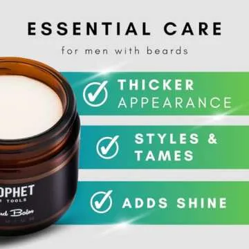 Organic Beard Balm for All Day Hold and Hydration