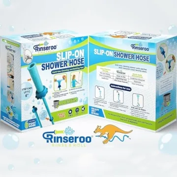 Rinseroo Shower Hose for Cleaning & Bathing Pets - 6 ft
