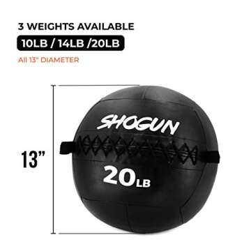 Shogun Sports Soft Wall Ball for Strength and Cardio
