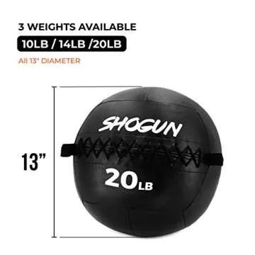 Shogun Sports Soft Wall Ball for Strength and Cardio