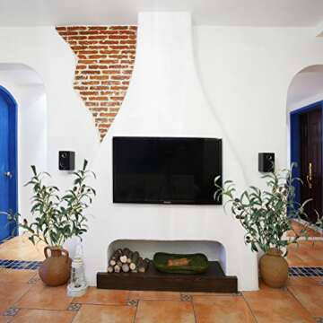 Warmter 28" Artificial Olive Branches Plants Blackish Green Olives Fruit Artificial Greenery UV Resistant Plants Artificial Plant for Indoor Outside Decor