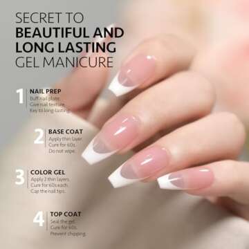 GAOY Classical Gel Nail Polish Set for Home Nail Art