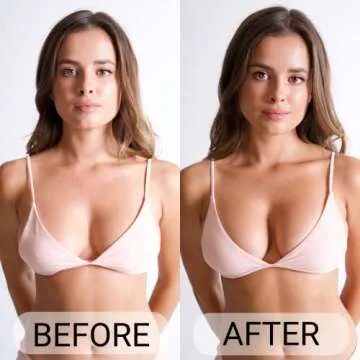 Epiphany LA Women's Push Up Padding Inserts for Swimsuits, Sports Bras and Clothing (A Cup - 1 Pair) Beige