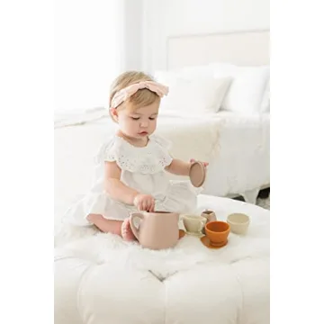 Marlowe & Co Silicone Classic Tea Set for Kids