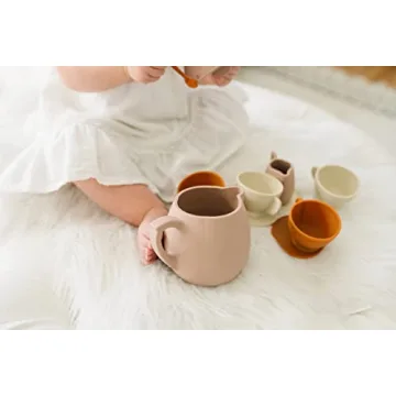 Marlowe & Co Silicone Classic Tea Set for Kids
