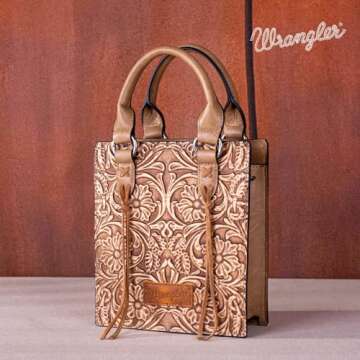 Wrangler Small Crossbody Bag for Women with Fringe Style