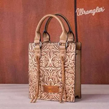 Wrangler Small Crossbody Bag for Women with Fringe Style