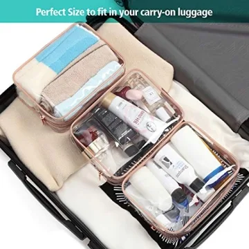 PACKISM Clear Makeup Bag - Ideal TSA Compliant Bag