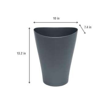 Rubbermaid Spa Works Elegant Wastebasket for Any Space