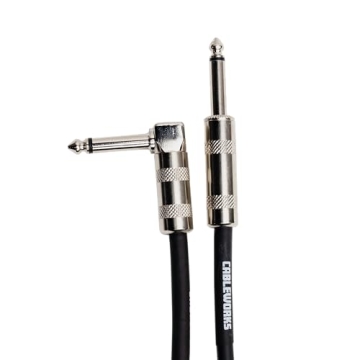 Gator Cableworks 20ft Straight to Right Angle Instrument Cable