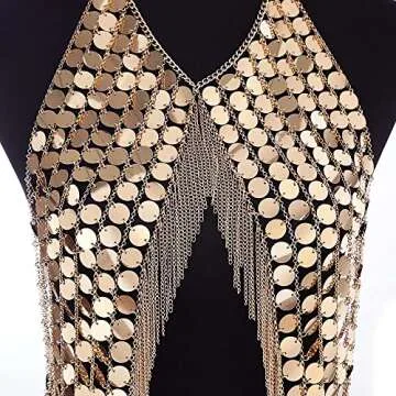 Stylish Gold Body Chain for Women – Perfect for Parties