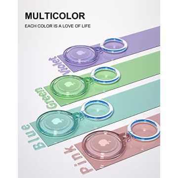 Stylish Waterproof AirTag Holders for Pets and Keys