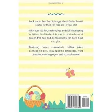 Easter Basket Stuffer Activity Book for Kids: 100+ Fun Activities and Puzzles