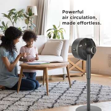 Shark FlexBreeze Fan - Indoor & outdoor oscillating fan, pedestal & tabletop, corded & cordless port...