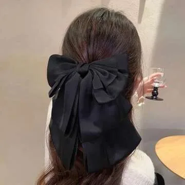 Elegant Bow Hair Claw Clips - French Style Clip Accessories