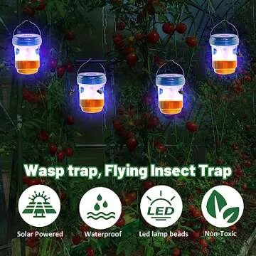 Solar Wasp Trap - Eco-Friendly Pest Control Solution