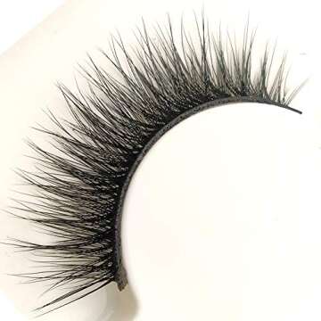 Imported Korean Fiber Faux Mink False Eyelashes - 3 Pairs Reusable Dramatic Lashes