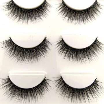 Korean Fiber Faux Mink Lashes - Reusable & Dramatic Style