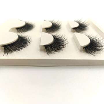Korean Fiber Faux Mink Lashes - Reusable & Dramatic Style