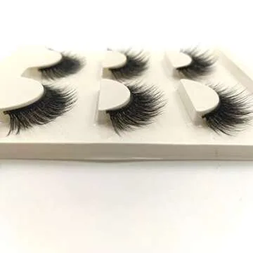 Korean Fiber Faux Mink Lashes - Reusable & Dramatic Style