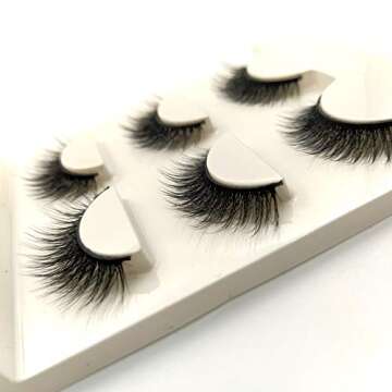 Korean Fiber Faux Mink Lashes - Reusable & Dramatic Style