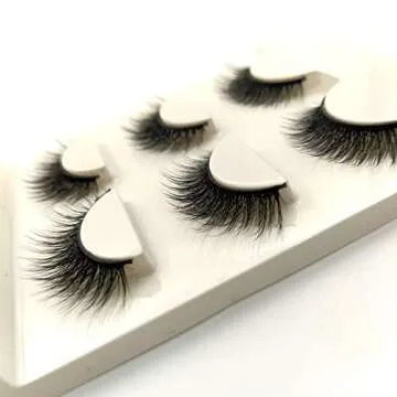 Korean Fiber Faux Mink Lashes - Reusable & Dramatic Style