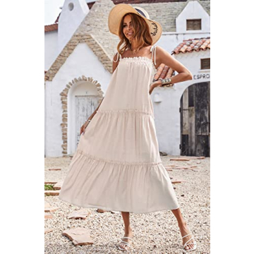 Elegant BTFBM Women Summer Maxi Dress with Ruffles