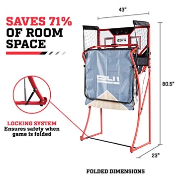 Buy ESPN EZ Fold Basketball Game for Fun Family Entertainment