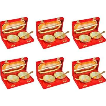 NOBILITY Decorative Bowl Spoon Tray Set for Gifting