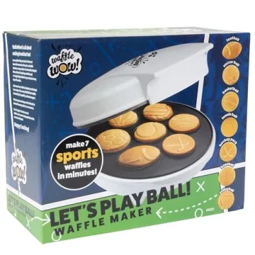 Sports Waffle Maker - Fun Breakfasts for Sports Fans