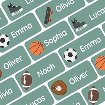 TeddyLabels - Personalized Name Labels for Kids (60) – Waterproof and Durable Clothing Labels for ...