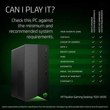 HP Pavilion Gaming Desktop: AMD Ryzen 5 & GTX 1650, Perfect for Casual Gamers and Professionals