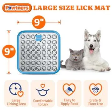 Stainless Steel Lick Mat for Dogs & Cats - Durable & Safe